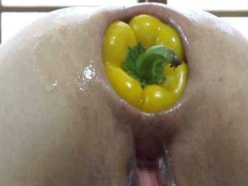 Epic pepper fully penetration in huge anus gaping asian chick