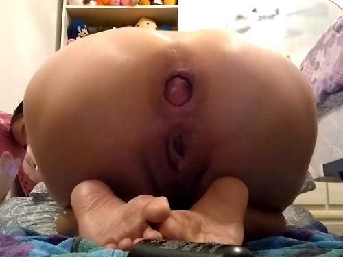 Big ass latin wife penetration monster ball in her gaping asshole