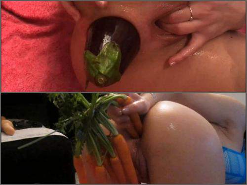 Solo fisting – SiswetLive fruit and vegetable insertions part 2 – siswet19 porn