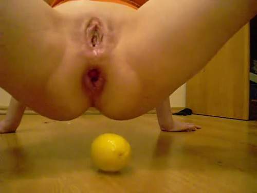 Gaping asshole – Webcam show lemon anal and Colossal ass gape