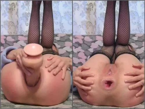 Teen anal gape – Cute russian camgirl CreamAssK stretched her beautiful and big anal gape